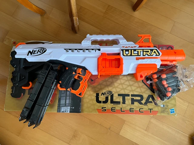 Blaster motorisé - HASBRO - Ultra Amp - 6 fléchettes - Viseur intégré