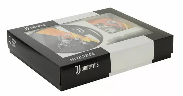 Juventus Kit Del Tifoso Seven Scuola  Astuccio + Sacca + Borraccia Bimbo