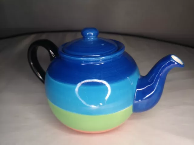 Whittard Of Chelsea Teapot Striped Excellent Condition