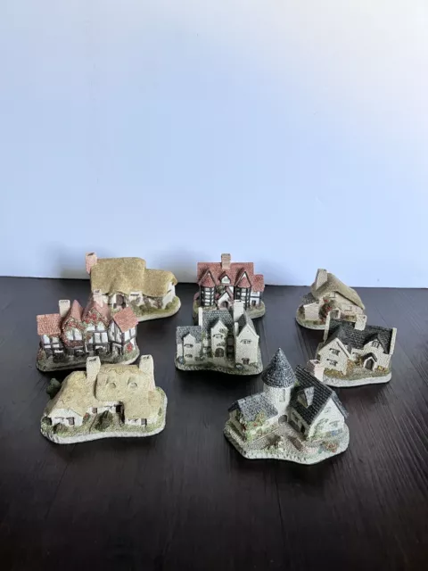 Vintage (8) David Winter House Cottages The Woodcutter House Rose Cottage No Box