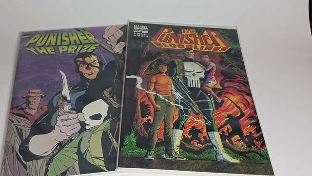 Vintage Punisher Marvel TPB lot of 2 ( The Prize, Bloodlines)