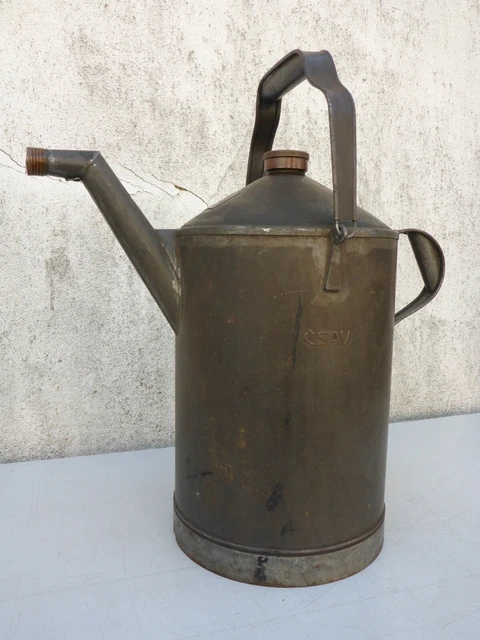 alte Kanne Ölkanne CSAV Oldtimer Werkstatt Tankstelle ca. 39 cm hoch ohne Griff