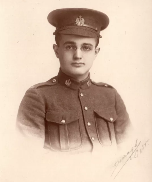 WW1 WWI CEF Canadian soldier 111th Battalion, Galt, ON lovely portrait photo KB