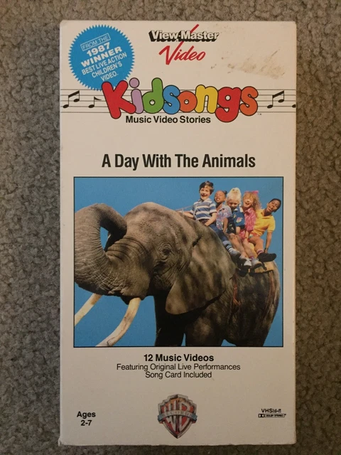 Kidsongs A Day With The Animals Vhs KIDSONGS A DAY With The Animals (VHS, 1986) View-Master Video EUR 5,98
