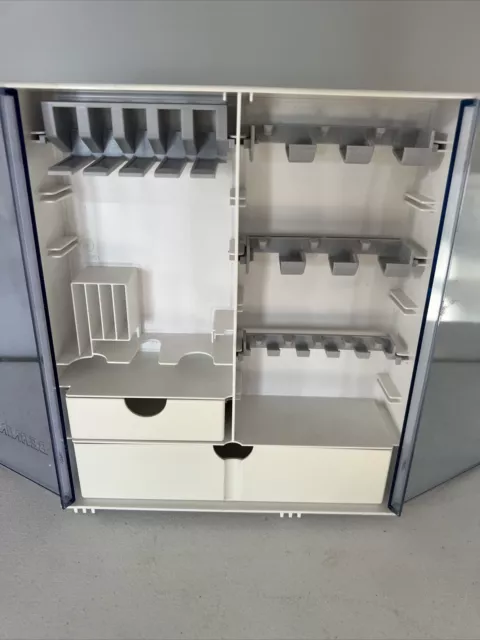 Bernina Sewing Machine Accessory Storage Box Case for Feet & Bobbins 820 830 880 Bernina Sewing Machine Accessory Storage Box Case for Feet & Bobbins 820 830 880