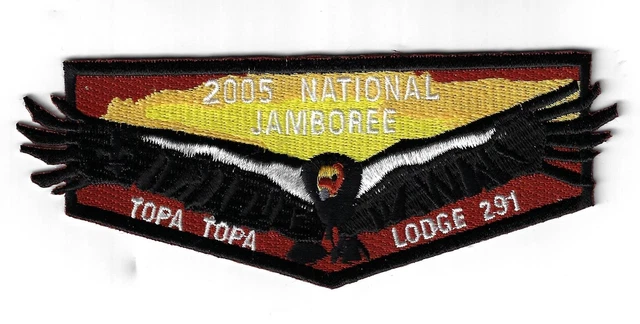OA 291 Topa Topa 2005 National Jamboreee Flap BLK Bdr. [MK-5013]