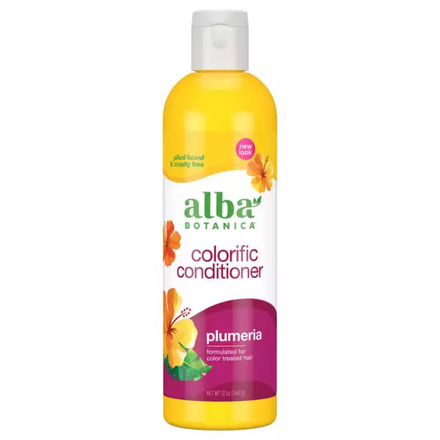 Alba Botanica  Hawaiian Hair Conditioner Plumeria  1 Each  12 Oz