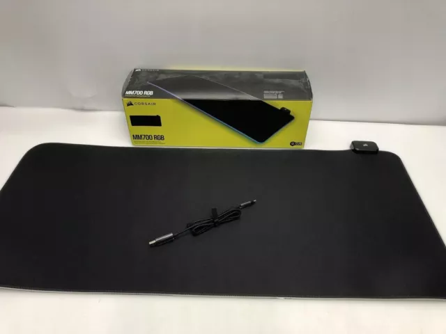 Tapis de souris étendu Corsair MM700 RGB - noir, DÉFECTUEUX