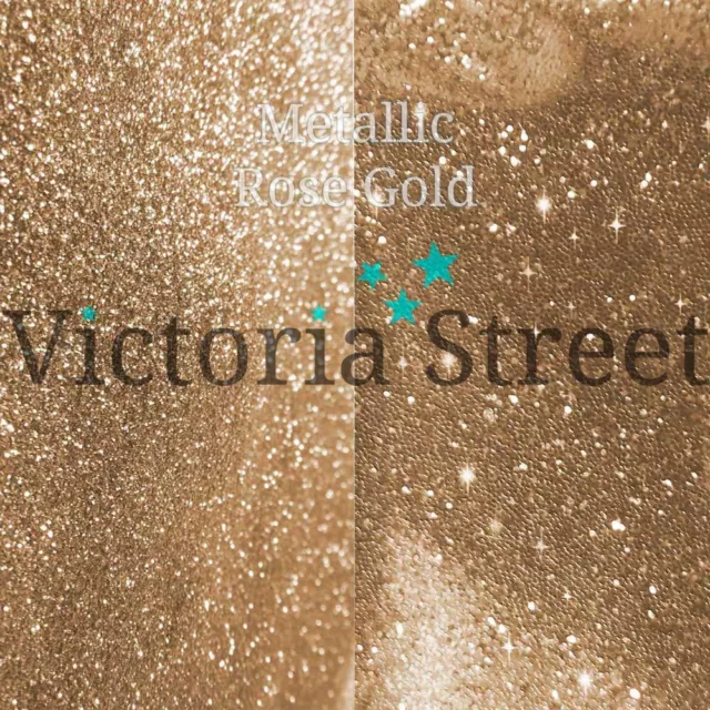 Victoria Street Glitter - Metallic Rose Gold - Fine 0.008" / 0.2mm (Beige Sand)