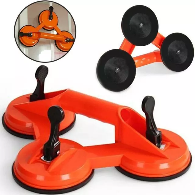 Heavy Duty Dual Double Suction Cup Glass Lifter Dent Puller  75kgs, 50kg