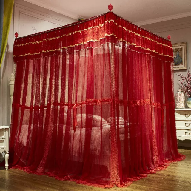 Double Layers Romantic Bed Netting Mosquito Net Luxury Bed Canopy Bed Curtain