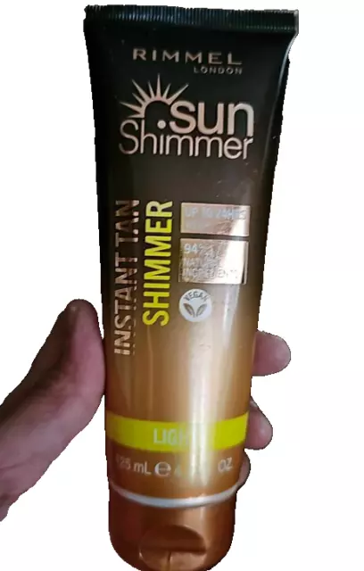 Rimmel London Sunshimmer Instant Tan Face & Body - Light Shimmer 125ml-NEW