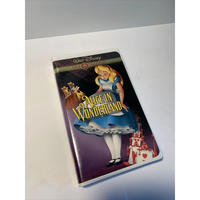 DISNEY ALICE IN Wonderland VHS 2000 Gold Collection Edition 6 62 disney-alice-in-wonderland-vhs-2000-gold-collection-edition-6-62