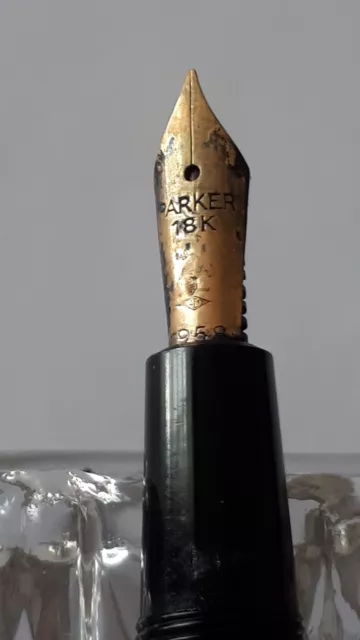 Stylo Parker, plume or 18 ct datée de 1958