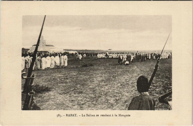 CPA AK MOROCCO RABAT The Sultan Going to the Mosque (31373)