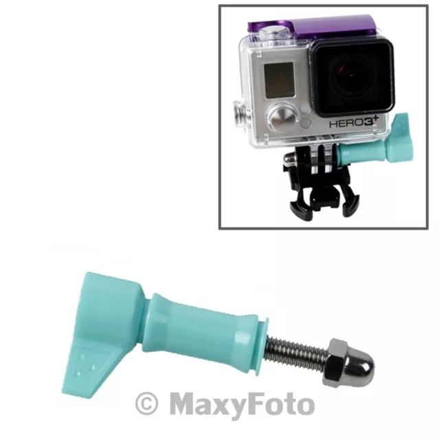 Maxy Set 1X Vite Bullone Pomello Fissaggio Hr213 Verde Per Action Cam 0006F3A