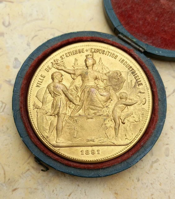MÉDAILLE BRONZE DORÉ écrin voeux les plus vifs Monnaie de Paris medal
