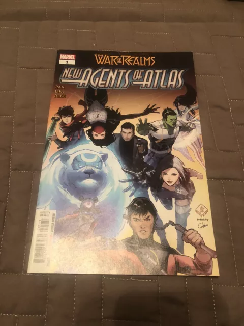 War of the Realms. NEW AGENTS Of ATLAS. #1 2019 NM. Luna AERO Wave. Comic