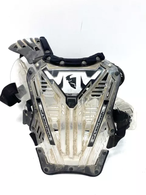 THOR MOTOCROSS RARE Translucent Clear Aftershock Chest Protector Youth ...