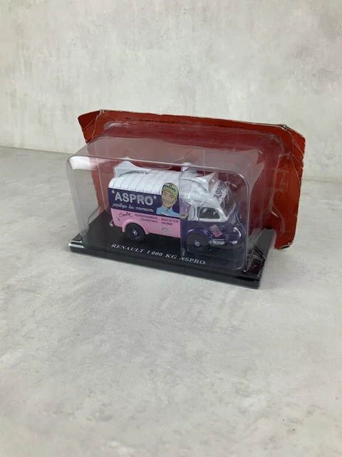 Ancienne camionnette de collection Aspro Renault 1000kg par Hachette collection