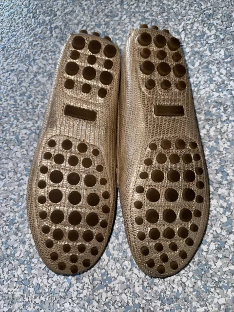 COACH NOLA EMBOSSED FOIL SNAKE Loafers Size 8 $19.99 - PicClick