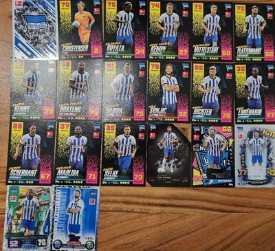 TOPPS MATCH ATTAX Bundesliga 2022 2023 alle 20 Karten Hertha BSC Berlin