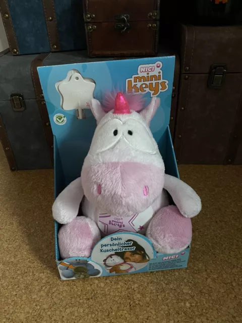 NICI Mini Keys Einhorn Limited Wie Neu Karton OVP  Rarität Sammeln Plüschtier