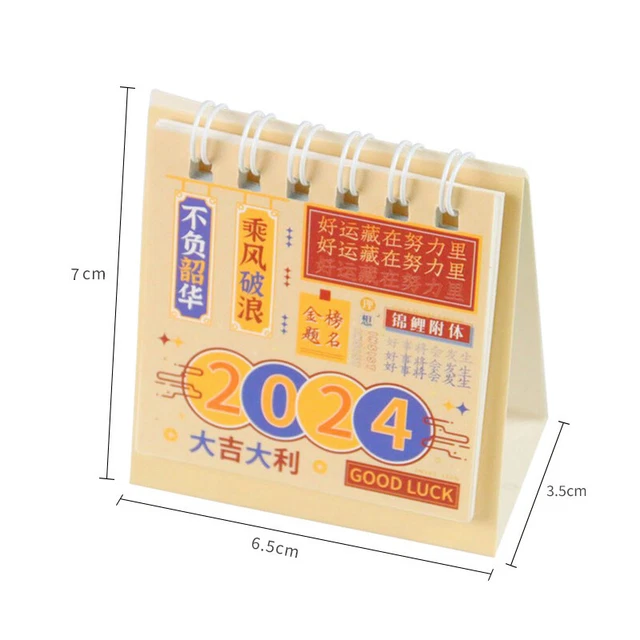 MINI CALENDAR 2024 Desktop Schedule Calendar Planner Calendar Office