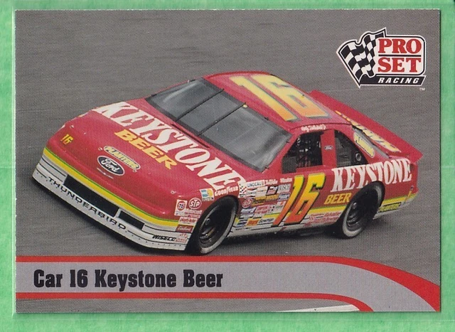 1992 Pro Set Winston Cup #181 Wally Dallenbach Jr. Roush Racing Keystone Beer