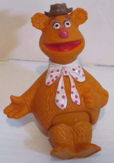 Fisher Price Stick Puppets Muppet Show Fozzie Bear Rowlf & Scooter No Sticks