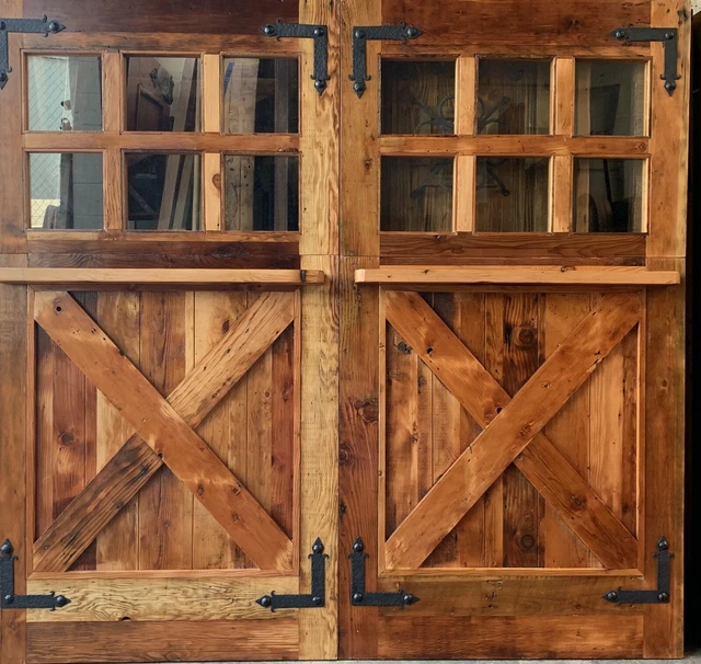 Rustic Dutch door solid wood oak mahogany alder birch maple Choose species/size