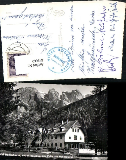 649662,Foto Ak Alpenhotel Bodenbauer Hochschwab Sankt Ilgen