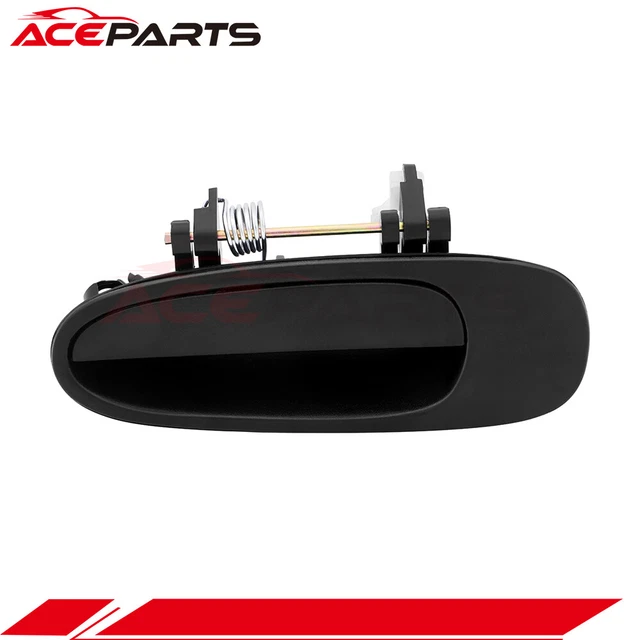 Rear Left Side Driver Lh For 93-97 Corolla Prizm 1Pcs Door Handle Black Outside