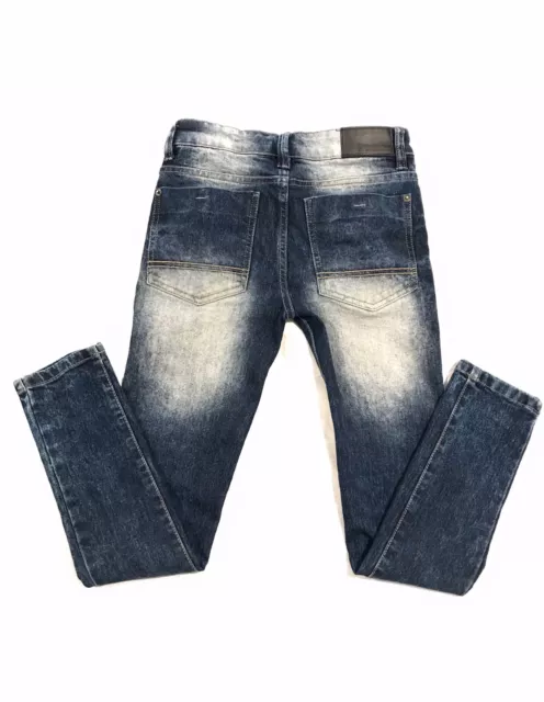 Southpole Skinny Jeans Girls 8 Faded Distressed Dark Acid Wash 00s Urban Pants