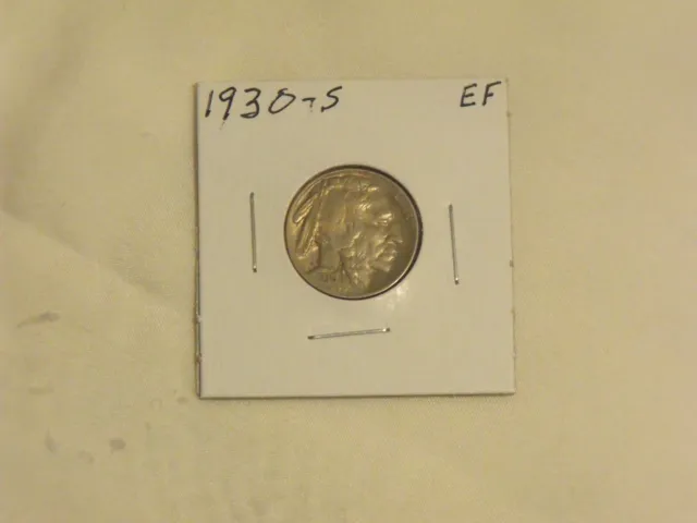 1930-S  Buffalo Nickel    Extremely Fine circulated condition  Tough Date