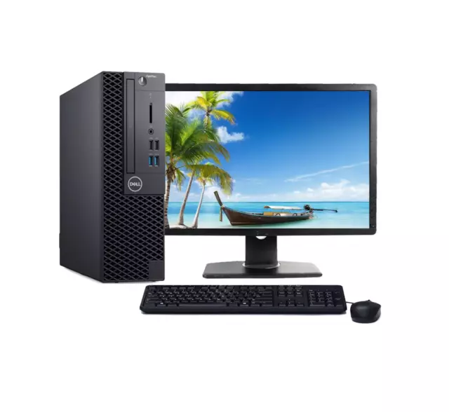 FCS FAST COMPUTER i5 6th QUAD Wi-Fi DESKTOP PC & TFT 16GB WINDOWS 11 SSD & HDD