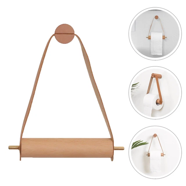 1 pieza Soporte de tela decorativa Soporte de tela de baño Papel higiénico Roll Rack