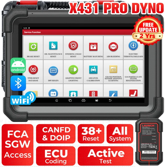 LAUNCH X431 PROS V5.0 OBD2 Diagnosegerät - 2024 Update Mit 37+ Sonderfunktionen