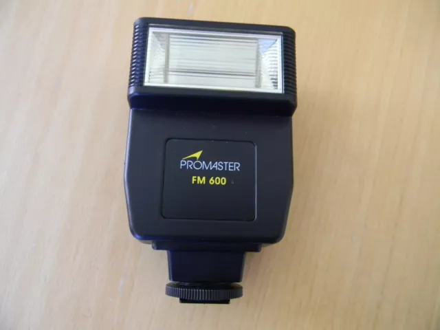 Promaster FM 600 Shoe Mount Flash Works and Very Good