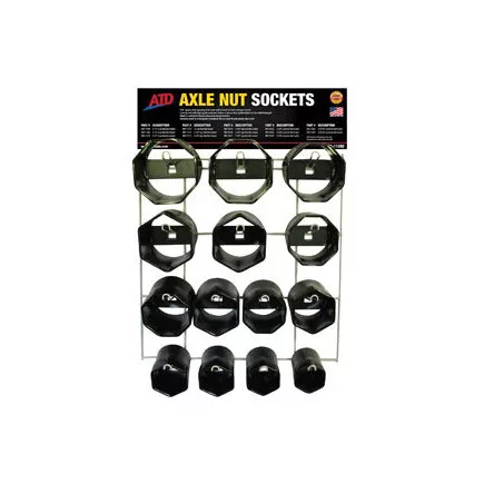 Atd Tools 11292 14 Pc. Axle Nut Socket Display