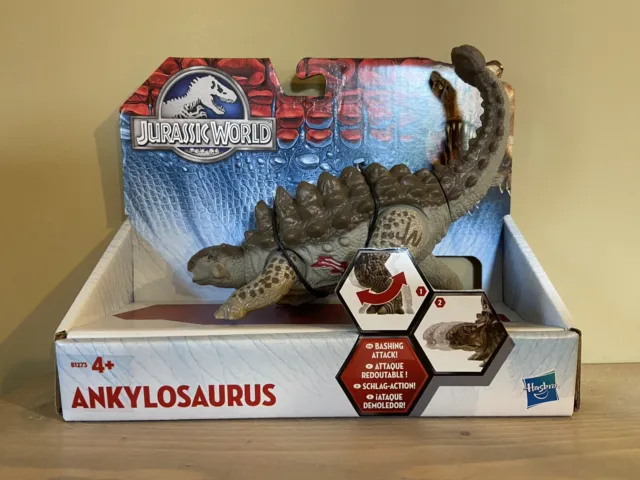 JURASSIC WORLD Ankylosaurus Bashing Attack Hasbro BNIB Bashers & Biters 2015 New