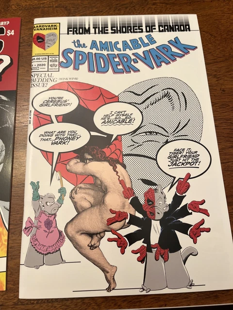 Cerebus Lot In Hell, Spidervark, Woman thing, Aversions SIGNED 3
