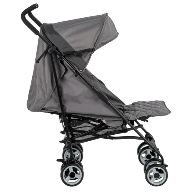 Passeggino grigio cigno leggero, pieghevole ombrello Pram