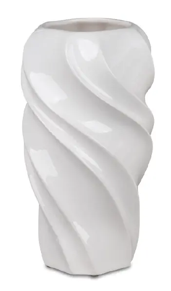 formano Vase "Wave" 16x32cm aus weiss-glasierter Keramik 7 79 01 4