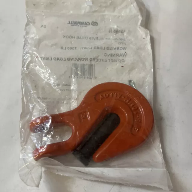 Campbell 3/8" Alloy Clevis Grab Hook