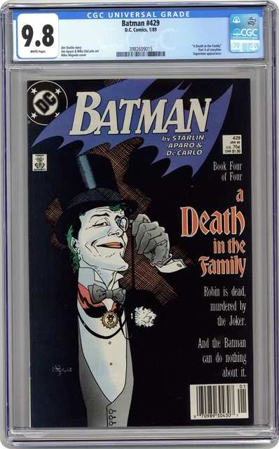 Batman #429 CGC 9.8 1989 3982609015