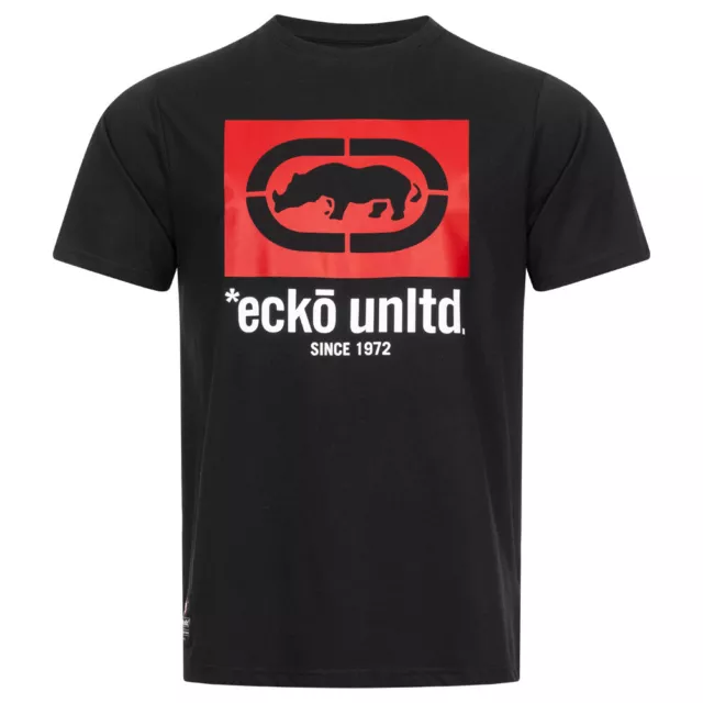 T-shirt Ecko Unltd.Ghost Noir/Rouge Taille XXL Homme Neuf et Authentique