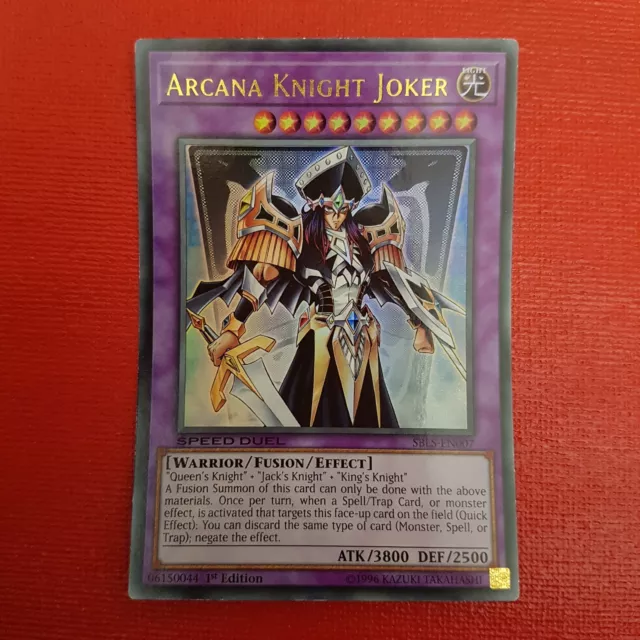 Yugioh Arcana Knight Joker SBLS-EN007 1st Edition