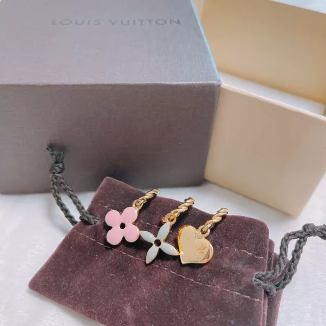 LOUIS VUITTON M65856 Pandantiff Sweet Monogram In My Heart Necklace Japan  [Used]