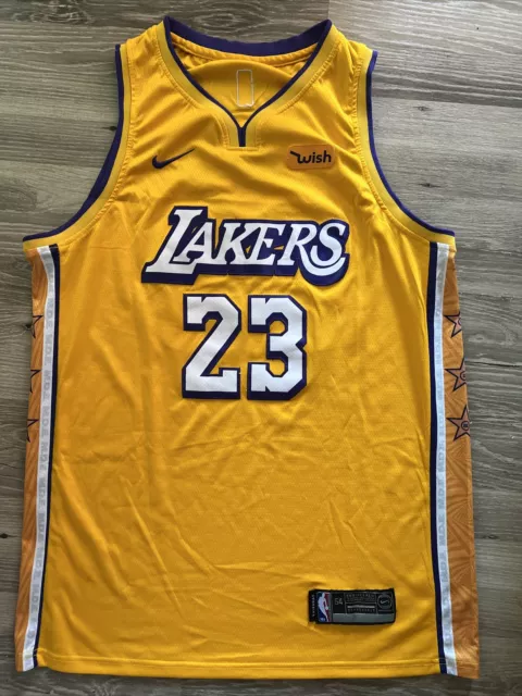 Rare Los Angeles Lakers LeBron James Nike Wish NBA Swingman Dot